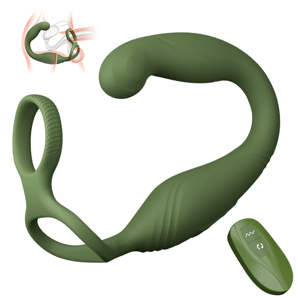 Blisx - Warrior C-Shaped 10 Swinging Vibrations Prostate Massager for Men Couple Gay