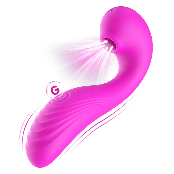 Blisx - TRIPLE AROUSAL Clitoral Sucking 5 Licking 10 Vibrating G Spot Vibrator